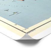 Acadia National Park Karte 1960 Poster (Ecke)