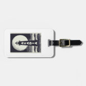 Acadia National Park Lighthouse Moon Gepäckanhänger (Vorderseite horizontal)