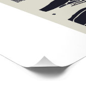 Acadia National Park Lighthouse Moon Poster (Ecke)