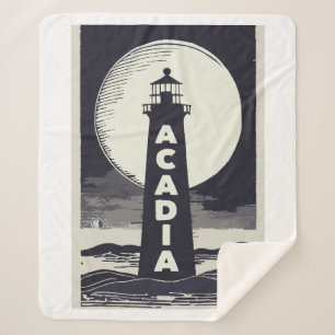 Acadia National Park Lighthouse Moon Sherpadecke