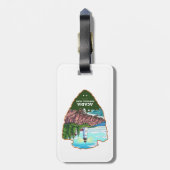 Acadia National Park Maine Arrowhead Gepäckanhänger (Rückseite vertikal)