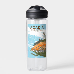 Acadia National Park Maine Bar Harbor Vintage Trinkflasche