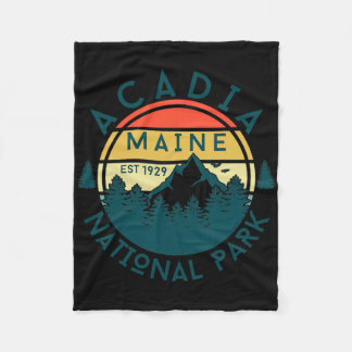 Acadia National Park Maine Berge Natur Wandern Fleecedecke