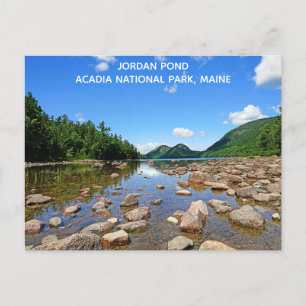 Acadia National Park Maine Jordan Pond Travel Postkarte