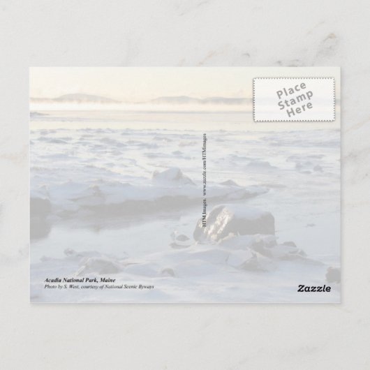 Acadia National Park, Maine Postkarte (Rückseite)