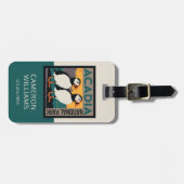 Acadia National Park, Maine | Puffins Gepäckanhänger (Vorderseite horizontal)