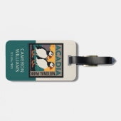 Acadia National Park, Maine | Puffins Gepäckanhänger (Rückseite horizontal)