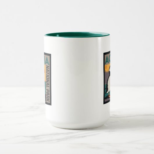 Acadia National Park, Maine | Puffins Tasse (Zentrum)
