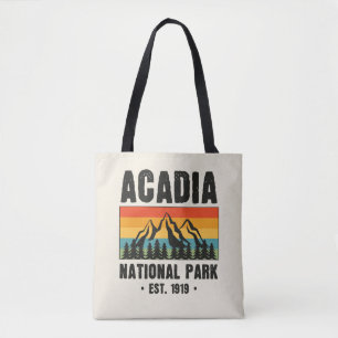 Acadia National Park, Maine Retro Vintage Tasche