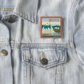 Acadia National Park, Maine | Sailboat & Whale Button (Beispiel)