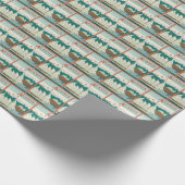 Acadia National Park, Maine | Sailboat & Whale Geschenkpapier (Ecke)