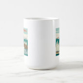 Acadia National Park, Maine | Sailboat & Whale Kaffeetasse (Mittel)
