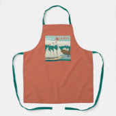 Acadia National Park, Maine | Sailboat & Whale Schürze (Vorderseite)