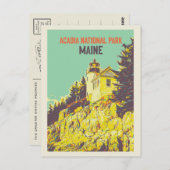 Acadia National Park, Maine, USA Postkarte (Vorne/Hinten)