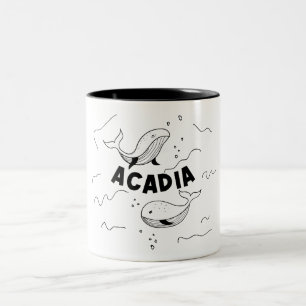 Acadia National Park Maine Wale Zweifarbige Tasse