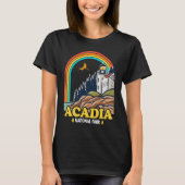 Acadia National Park Mountain Trails Nature Campin T-Shirt (Vorderseite)