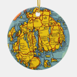 Acadia National Park - Mt Desert Is Schmuck Keramik Ornament