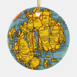 Acadia National Park - Mt Desert Is Schmuck Keramik Ornament