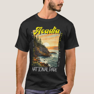 Acadia National Park Otter Cliff Maine Abgenutzt T-Shirt