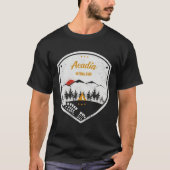 Acadia  National Park Retro Souvenir T-Shirt (Vorderseite)