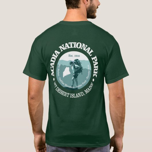 Acadia National Park (T) T-Shirt (Rückseite)