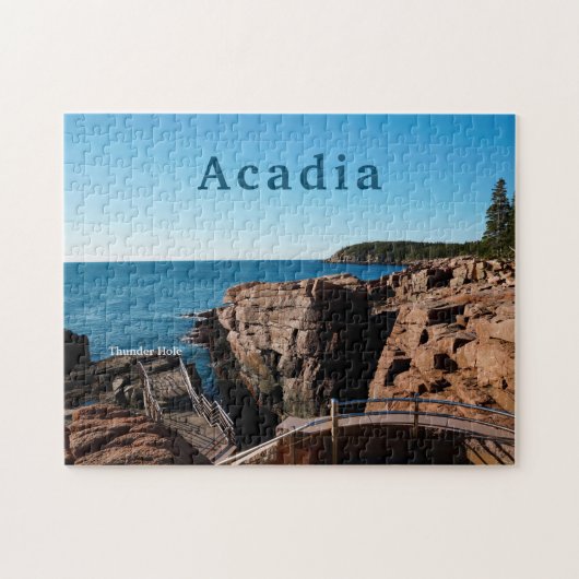 Acadia National Park Thunder Hole Maine Puzzle (Horizontal)