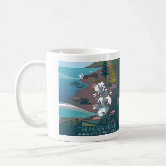Acadia National Park, Thunder Hole Tasse (Links)