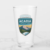 Acadia National Park Travel Abzeichen Glas (Vorderseite)