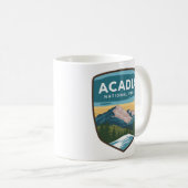Acadia National Park Travel Abzeichen Kaffeetasse (VorderseiteRechts)