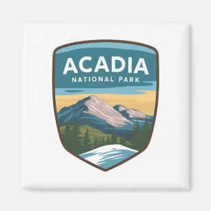 Acadia National Park Travel Abzeichen Magnet