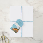 Acadia National Park Wedding Retro Geschenkanhänger (Mit Garn)