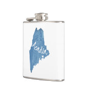 Acadia National Park Wood Grain Flachmann (Links)