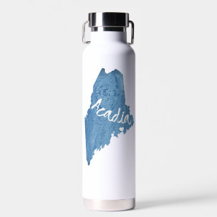 Acadia National Park Wood Grain Trinkflasche