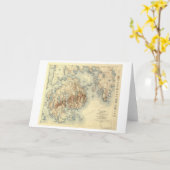 Acadia nationale ParkTopographic panoramische Karte (Gelbe Blume)