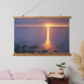 Acadia Nationalpark |Atlantisches Meer - Maine Wandteppich Mit Holzrahmen (Schlafzimmer)