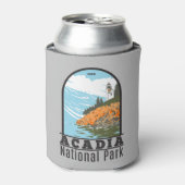 Acadia Nationalpark Bar Harbour Lighthouse Maine Dosenkühler (Kanne Vorderseite)