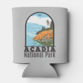 Acadia Nationalpark Bar Harbour Lighthouse Maine Dosenkühler (Rückseite)