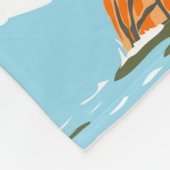 Acadia Nationalpark Bar Harbour Lighthouse Maine Fleecedecke (Ecke)