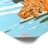 Acadia Nationalpark Bar Harbour Lighthouse Maine Poster (Ecke)