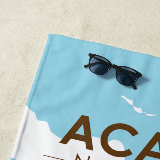 Acadia Nationalpark Bar Harbour Lighthouse Strandtuch (Beispiel)