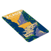 Acadia Nationalpark Bar Harbour Ocean Path Maine Magnet (Rechte Seite)
