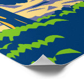 Acadia Nationalpark Bar Harbour Ocean Path Poster (Ecke)