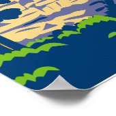 Acadia Nationalpark Bar Harbour Ocean Path Poster (Ecke)