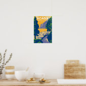 Acadia Nationalpark Bar Harbour Ocean Path Poster (Küche)