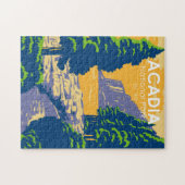 Acadia Nationalpark Bar Harbour Ocean Path Puzzle (Horizontal)