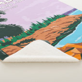 Acadia Nationalpark Bar Harbour Vintag Sherpadecke (3/4)