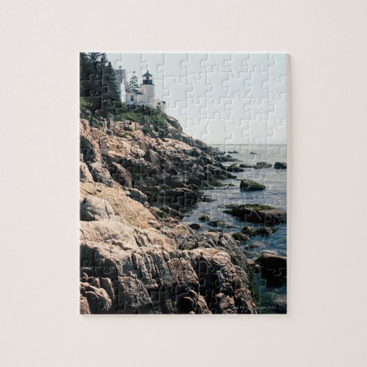 Acadia-Nationalpark, Bass-Hafen, Maine Puzzle (Vertikal)