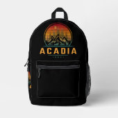 Acadia Nationalpark Bedruckter Rucksack (Vorderseite)