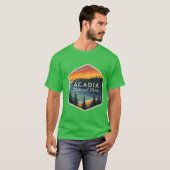 Acadia Nationalpark bei Sunset T-Shirt (Vorne ganz)