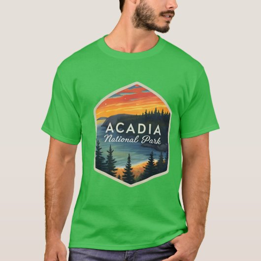 Acadia Nationalpark bei Sunset T-Shirt (Vorderseite)